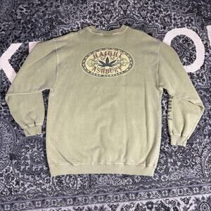 Crazy Shirts Haight Ashbury Hemp Company Pullover Crewneck sweatshirt Men’s Sz M
